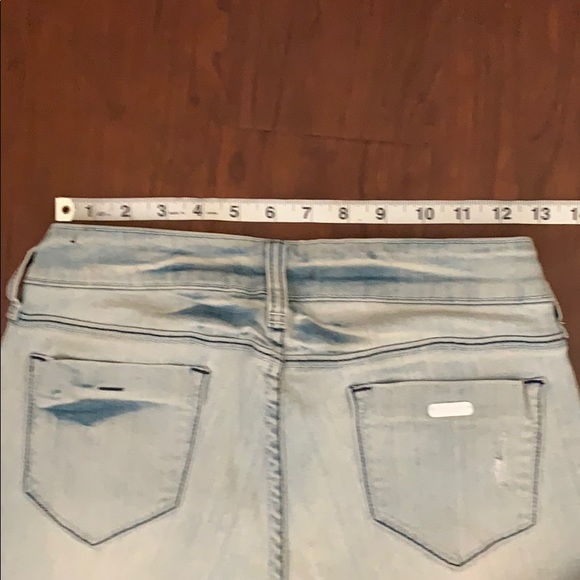 Guess Super Skinny Acid Wash Distressed Jeans - Picture 6 of 8